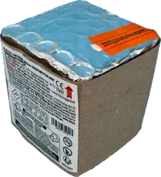 [15310P] CL PRO 25 - Cal. 20mm -  Comètes blanches et bombettes palmes argent et étoiles bleues. (pièce)