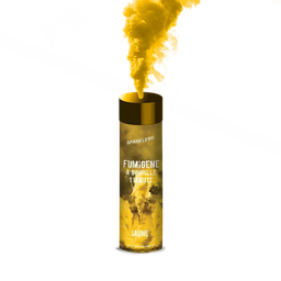 FUMIGENE A GOUPILLE 1 MN SPARKLERS - JAUNE