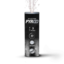 JET SCENE SPARKLERS - Fontaine Int Ext Argent - 3m /30s - O.F.R