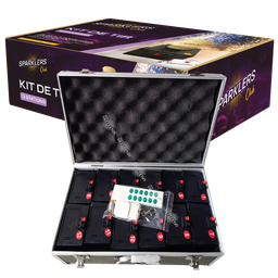 SPARKLERS - Set de 12 systèmes de tirs pour jets de scène