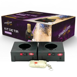 SPARKLERS - Set de 8 systèmes de tirs pour jets de scène