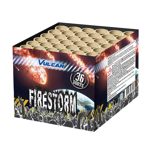 [VE1084] FIRESTORM - Cal.25mm - 36 Départs comètes et bombettes crépitantes