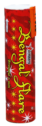 [VE1191P] FLAMME DE BENGALE 1mn20s Rouge (pièce)