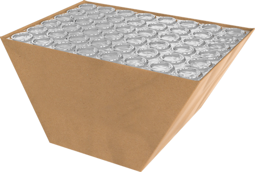 [VE1302] Compact - 49 coups 30mm Comète et palmier brocade et étoiles clignotantes rouges