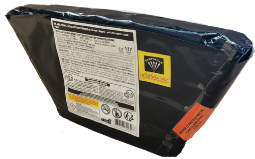 [72069CWP] MODULE PYRO Bombette blanc cligno comète argent PAF blanc cligno (pièce)