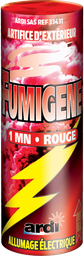 FUMIGÈNE ALLUMAGE ÉLECTRIQUE 1 MINUTE ROUGE