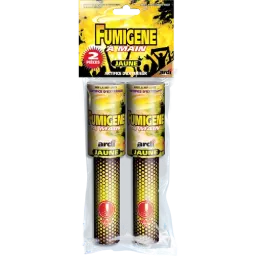 SACHET DE 2 FUMIGÈNES À MAIN JAUNE (piece)