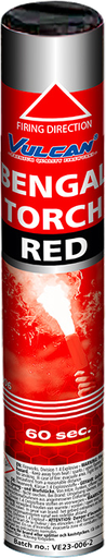 [VE2006] FLAMME DE BENGALE 1mn Rouge