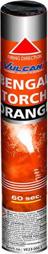 [VE2009P] FLAMME DE BENGALE 1mn Orange (pièce)