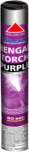 [VE2010P] FLAMME DE BENGALE 1mn Violet (pièce)
