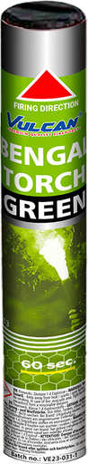[VE2013P] FLAMME DE BENGALE 1mn Vert (pièce)