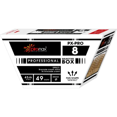 [PXPRO8NP] Compact va et vient 49 pots à feu et bombettes brocade (pièce)