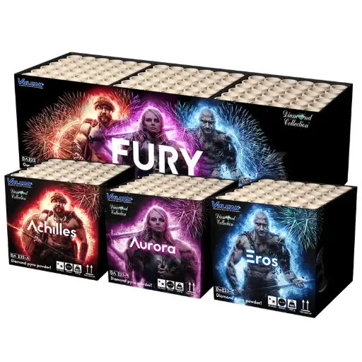 [VEDA233] VE-FURY - Cal. 25mm - 3 x 36 Départs (3 compacts individuels non reliés)  