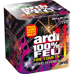[15102] FEU D'ARTIFICE COMPACT FIRE COMETS - 100% FEU - ARDI X24