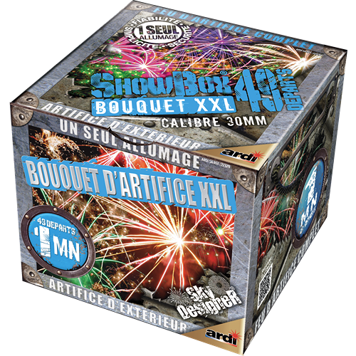 [22329] FEU D'ARTIFICE SHOWBOX® BOUQUET XXL
