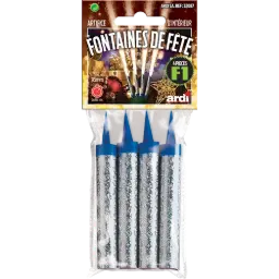 SACHET DE 4 FONTAINES DE FÊTE 95MM