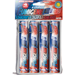 FUMIGÈNES À GOUPILLE À CHANGEMENT DE COULEUR BLEU-BLANC-ROUGE