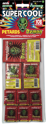 [81019] SÉLECTION DE PÉTARDS DÉMON® SUPERCOOL®