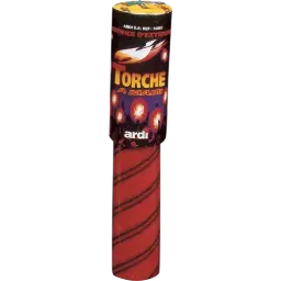 TORCHE À MAIN ROUGE