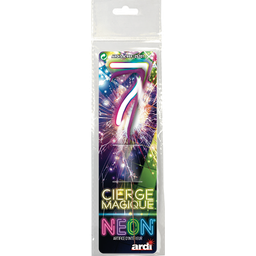 CIERGE MAGIQUE NÉON ASSORTI 7
