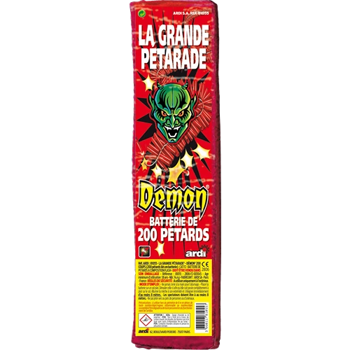[SC81055] LA GRANDE PÉTARADE® DEMON® 200 COUPS (pièce)