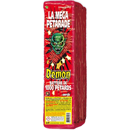 [SC81043] LA MEGA PÉTARADE® DEMON® 1000 COUPS (pièce)