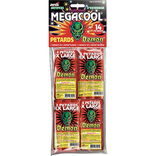 [SC81042] SÉLECTION DE PÉTARDS DÉMON® MEGACOOL® (pièce)
