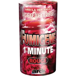 POT FUMIGÈNE 1 MN ROUGE