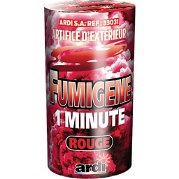 POT FUMIGÈNE 1 MN ROUGE