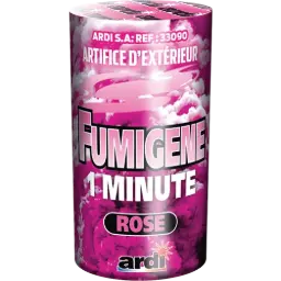 POT FUMIGÈNE 1 MN ROSE