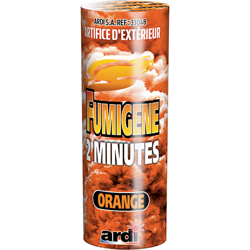 [33048] POT FUMIGÈNE 2 MN ORANGE