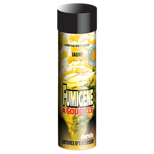 [33133] FUMIGÈNE À GOUPILLE 1 MN JAUNE