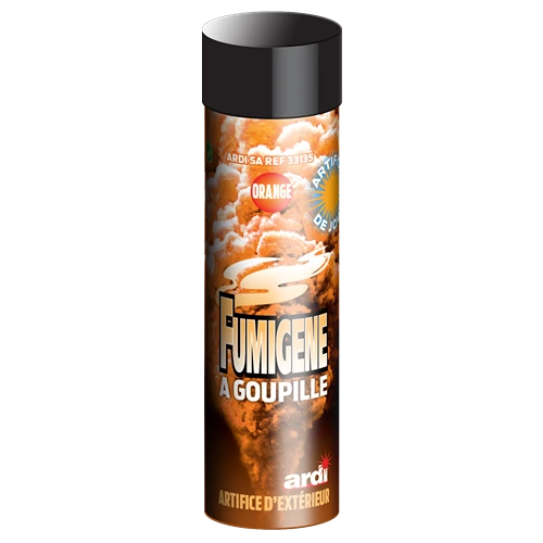 [33135] FUMIGÈNE À GOUPILLE 1 MN ORANGE
