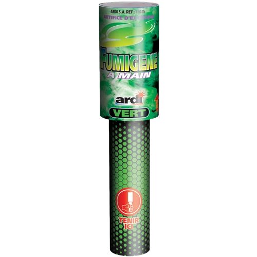 [33025] FUMIGÈNE À MAIN EN VRAC VERT