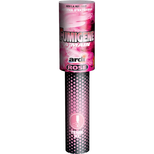 [33027] FUMIGÈNE À MAIN EN VRAC ROSE