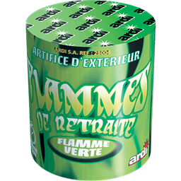 FLAMME DE RETRAITE VERTE