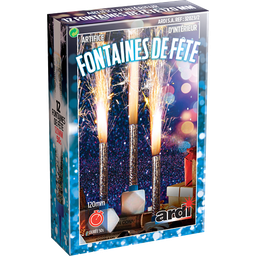 [32023/2] BOÎTE PERGBOARDABLE DE FONTAINES DE FÊTE 120MM