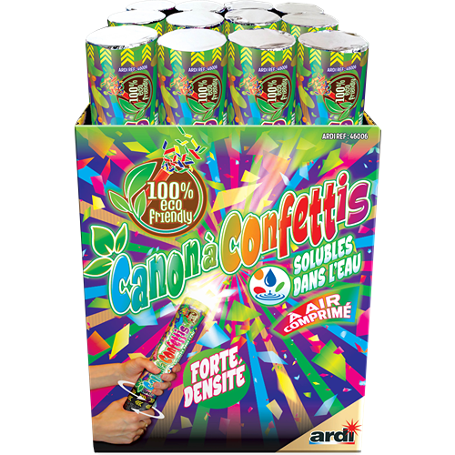 [46006] CANON LANCE-CONFETTIS 30CM ECO FRIENDLY