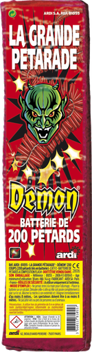 [81055] LA GRANDE PÉTARADE® DEMON® 200 COUPS