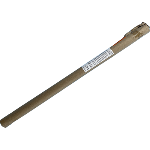 [6808-RS50P] Chandelle 25 mm - 8 pots à feu étoiles rouges, comète argent (pièce)